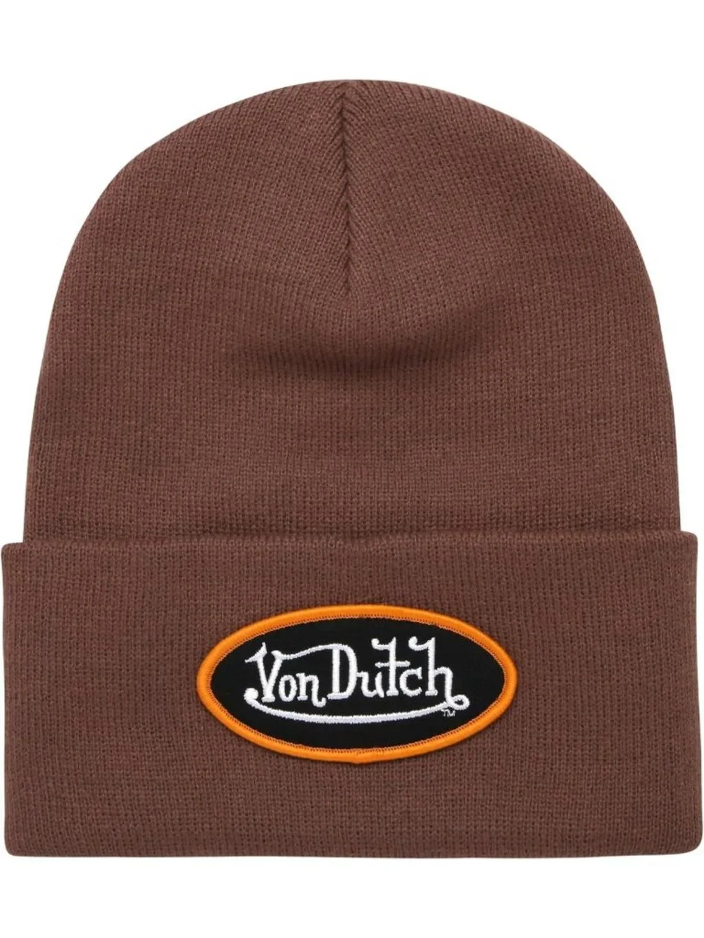 Unisex Cuffed Knit Beanie | Ultra-Soft Acrylic, Embroidered Logo, Retro Style